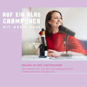 Marie-Anne im Gespräch mit Julie Cavil - Kellermeisterin der Maison Krug