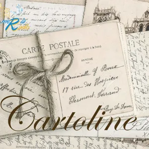 Cartoline saluti da... Un salotto della Belle Epoque