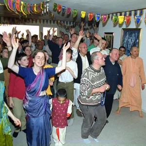 Caitaniya candra Prabhu beim Sonntagsfest