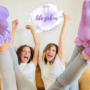 #2 Los! Gehen in lila Socken