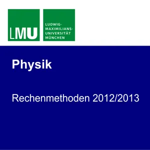 22. Differentialgleichungen I