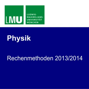 18. Reihenentwicklung II – Iteratives Lösen, Lagrange-Multiplikatoren