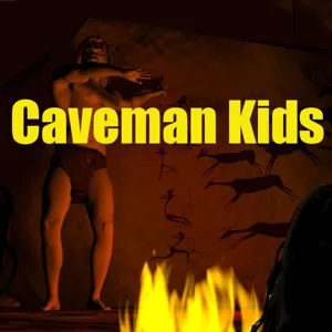 Caveman kids and the mommoth hunt