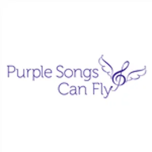 Purple Songs Can Fly founder, Anita Kruse, Simran, the first child to write a song with Purple Songs Can Fly, and Perry Damone, Director of Voice America Kids